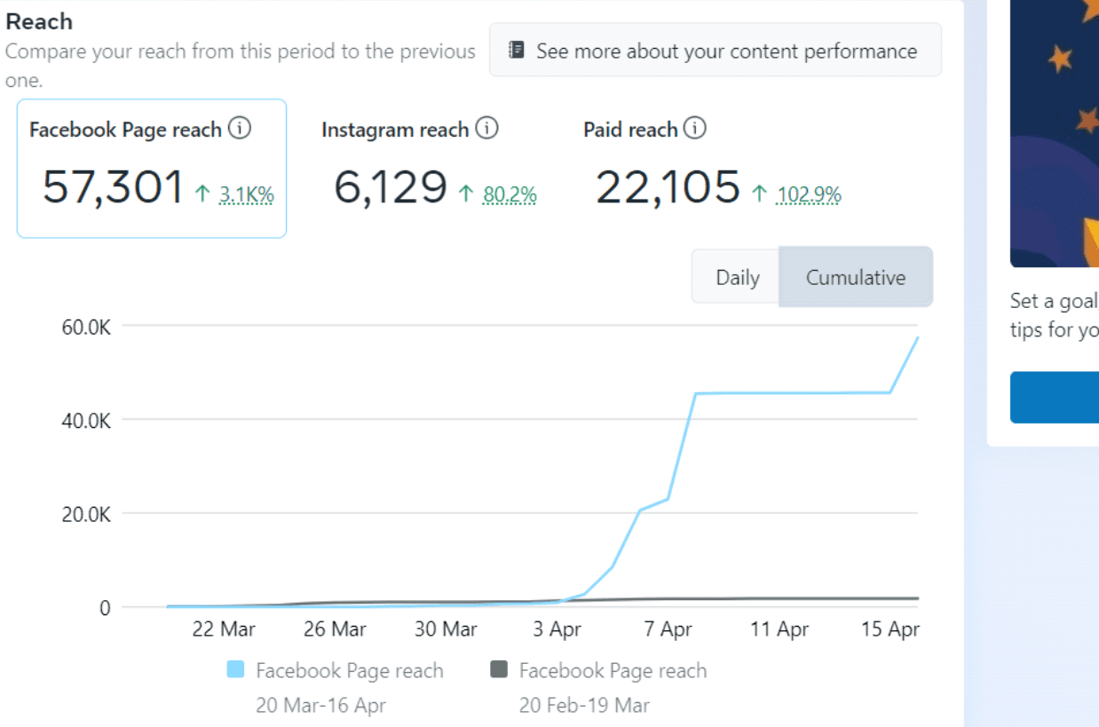 Meta — Lifestyle Brand — Meta Organic + Paid Reach