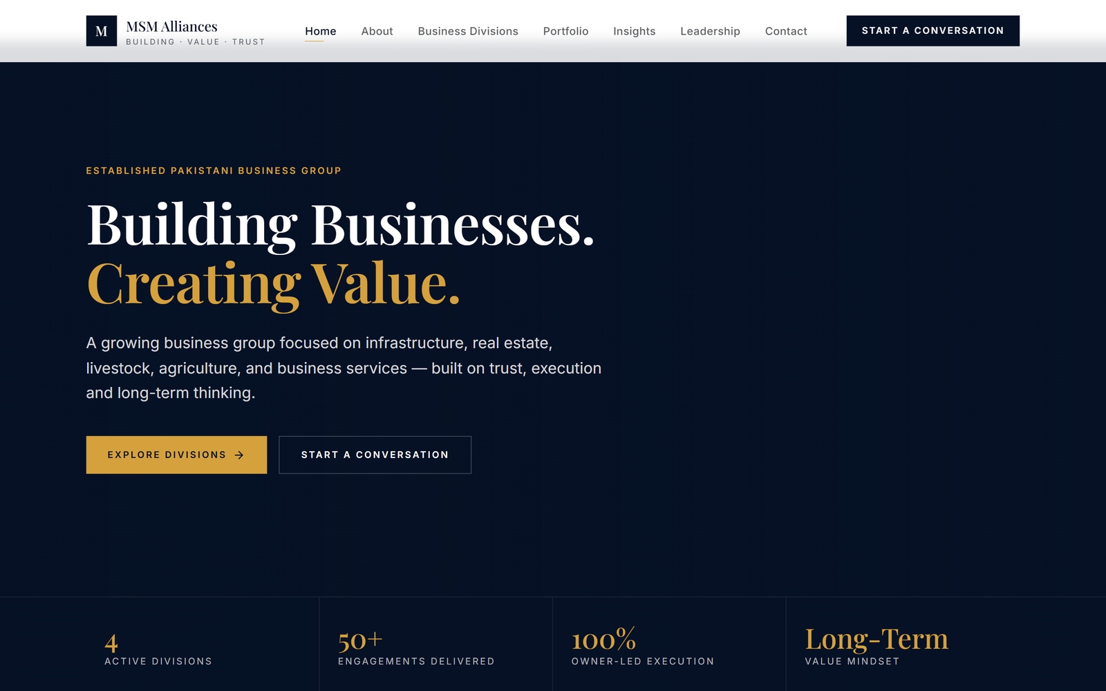 MSM Alliances website